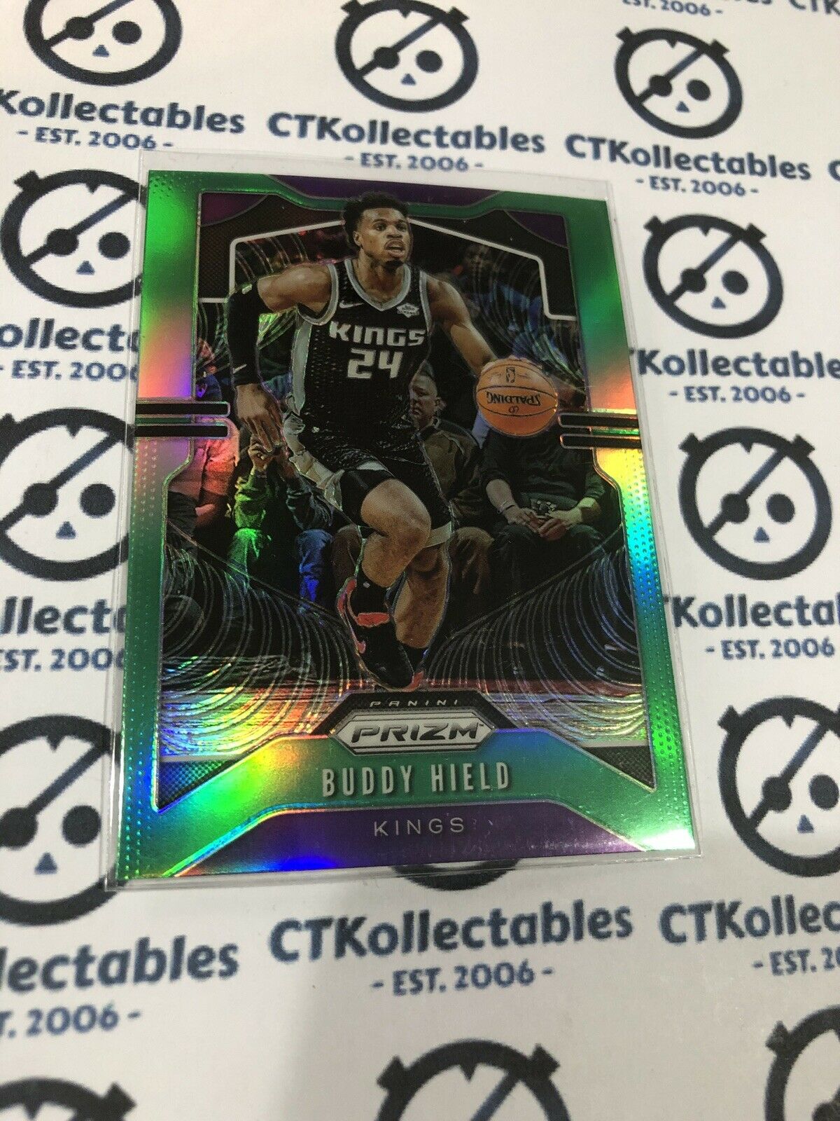 2019 Panini Nba Prizm Buddy Hield Green Prizm #127 Kings