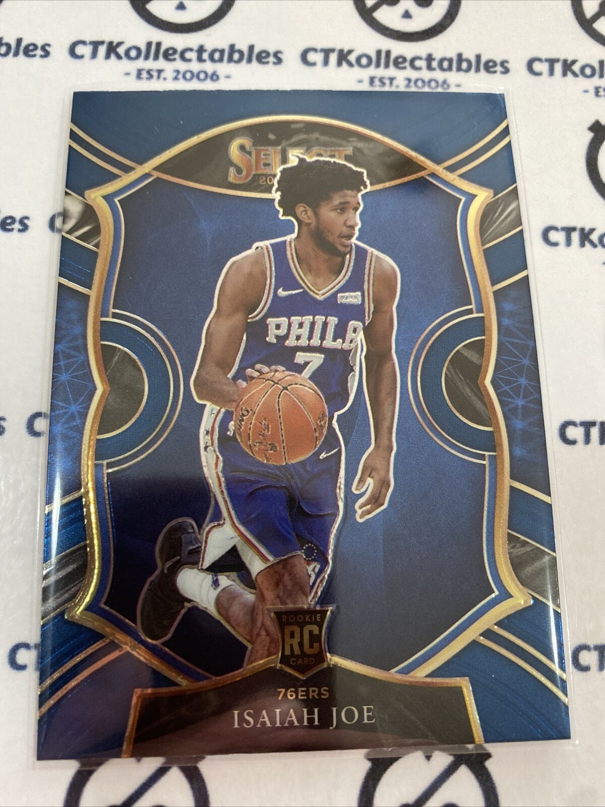 2020-21 Panini NBA Select Isaiah Joe Blue RC Concourse #99 76ers