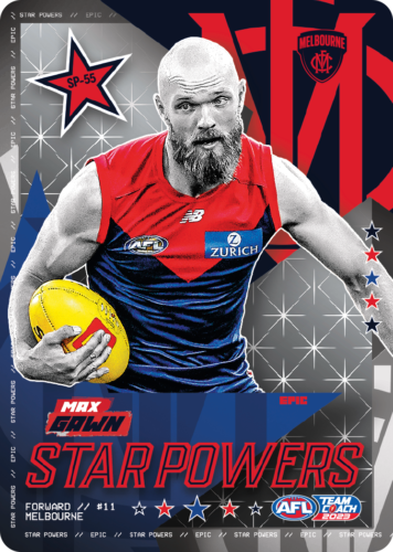 2023 AFL Teamcoach Max Gawn Starpowers SP-55 Demons