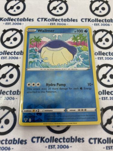 Wailmer #031/185 Reverse Holo Common- Pokemon Card Vivid Voltage