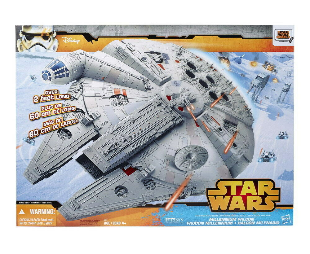 STAR WARS Rebels MILLENIUM FALCON Disney Hasbro 60 cm Long! New Sealed Rare