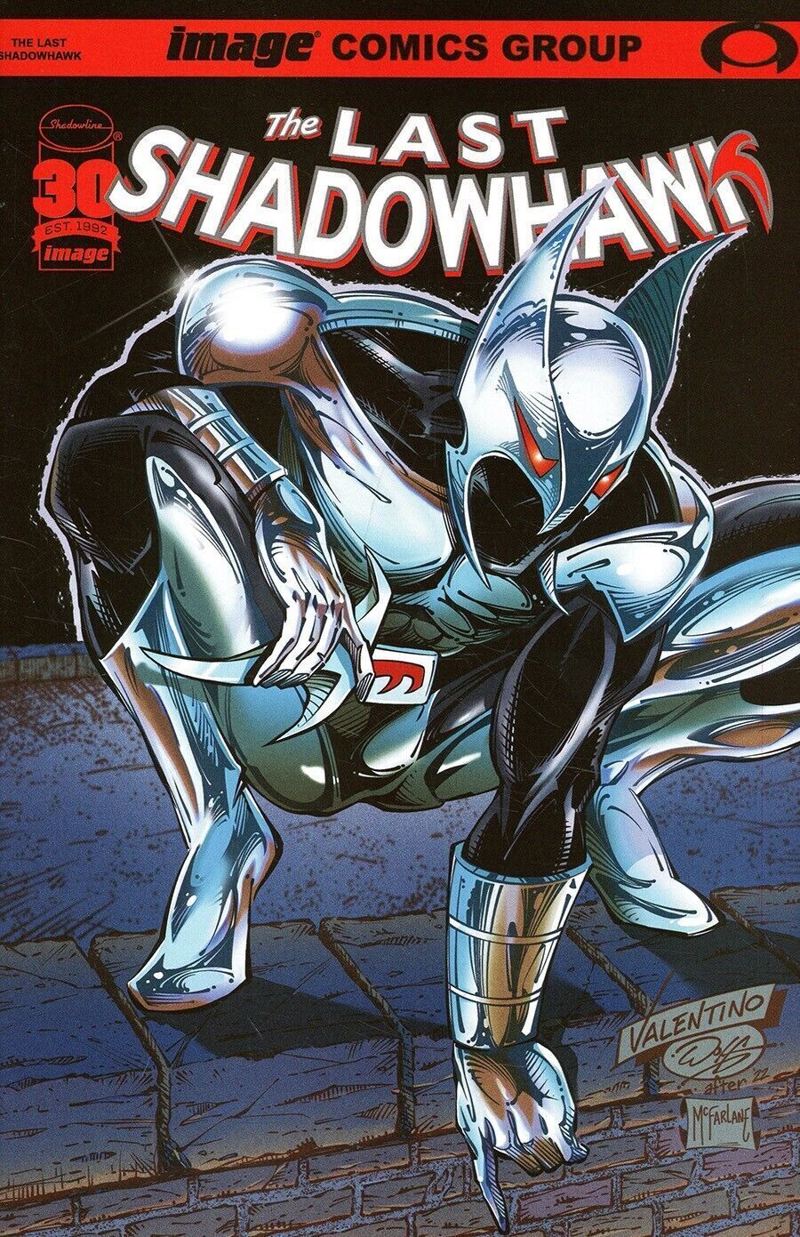 THE LAST SHADOWHAWK  # 1  IMAGE COMICS McFARLANE HOMAGE SPIDER-MAN COVER COLLECTABLE  COMIC BOOK 2022