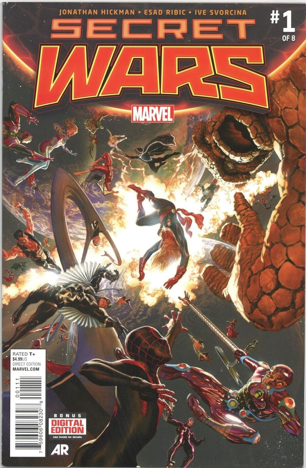 SECRET WARS # 1 FIRST PRINTING MARVEL COMIC BOOK  NM  2015